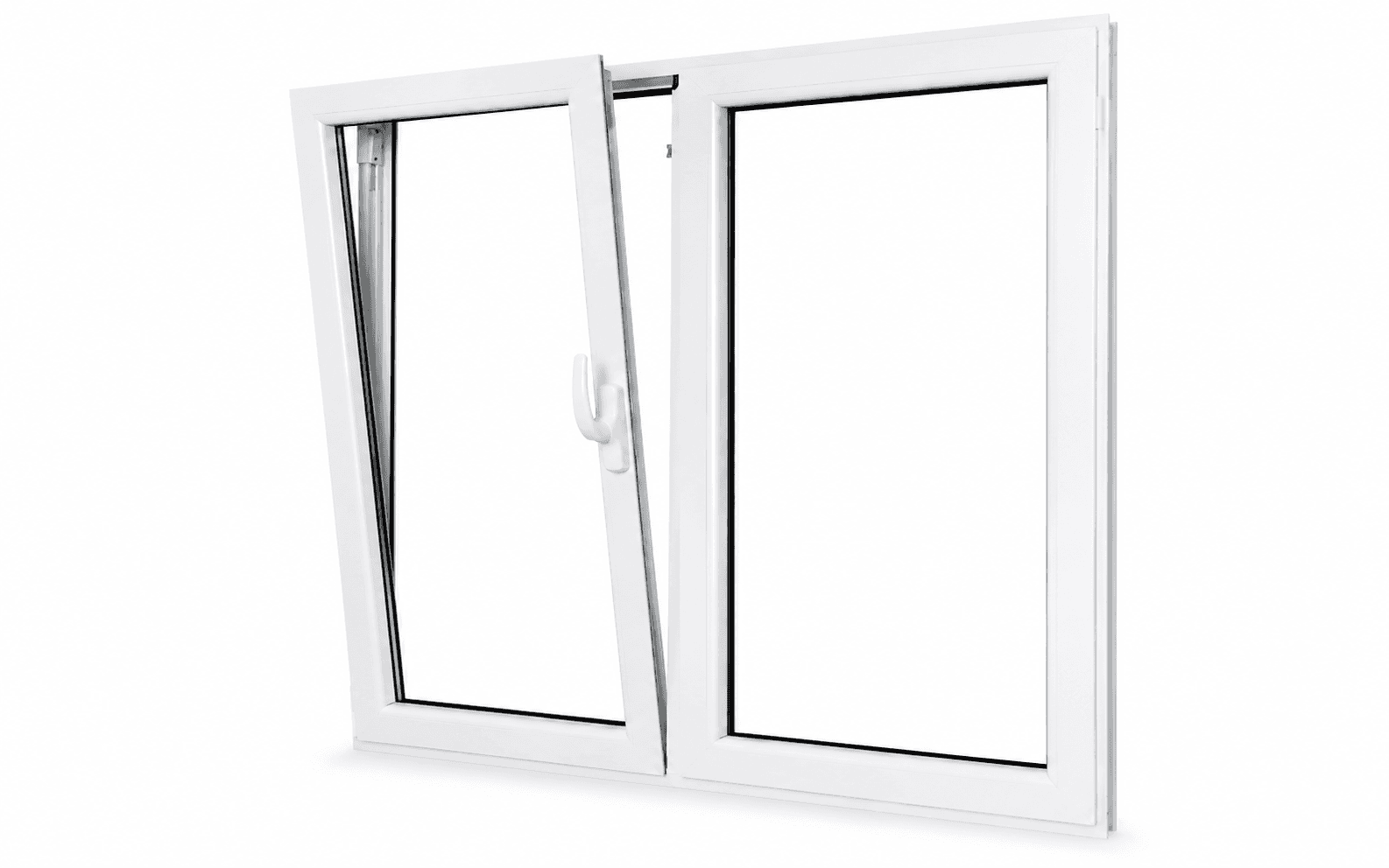 Griffin 1 — ventana oscilobatiente de dos hojas con bisagra oculta